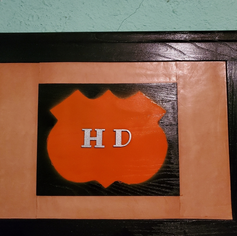 Hand Made Harley Davidson Sign